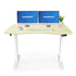 Maidesite Executive Series 55 inch Height Adjustable Standing Desk With Curved Desktop